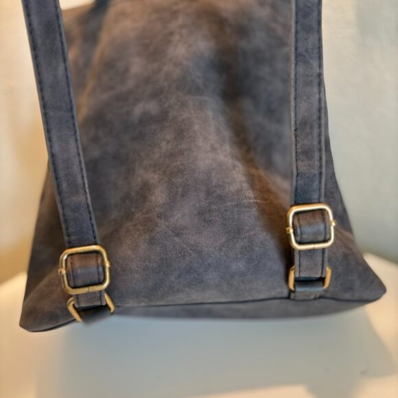 Gray Backpack Purse - $18 - Picture 5 of 7